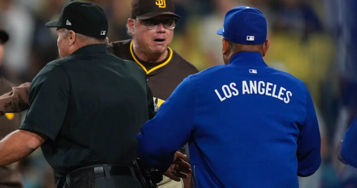 Reliever Robert Suarez, managers Mike Shildt, Dave Roberts suspended after Dodgers-Padres brawl, Shohei Ohtani HBP
